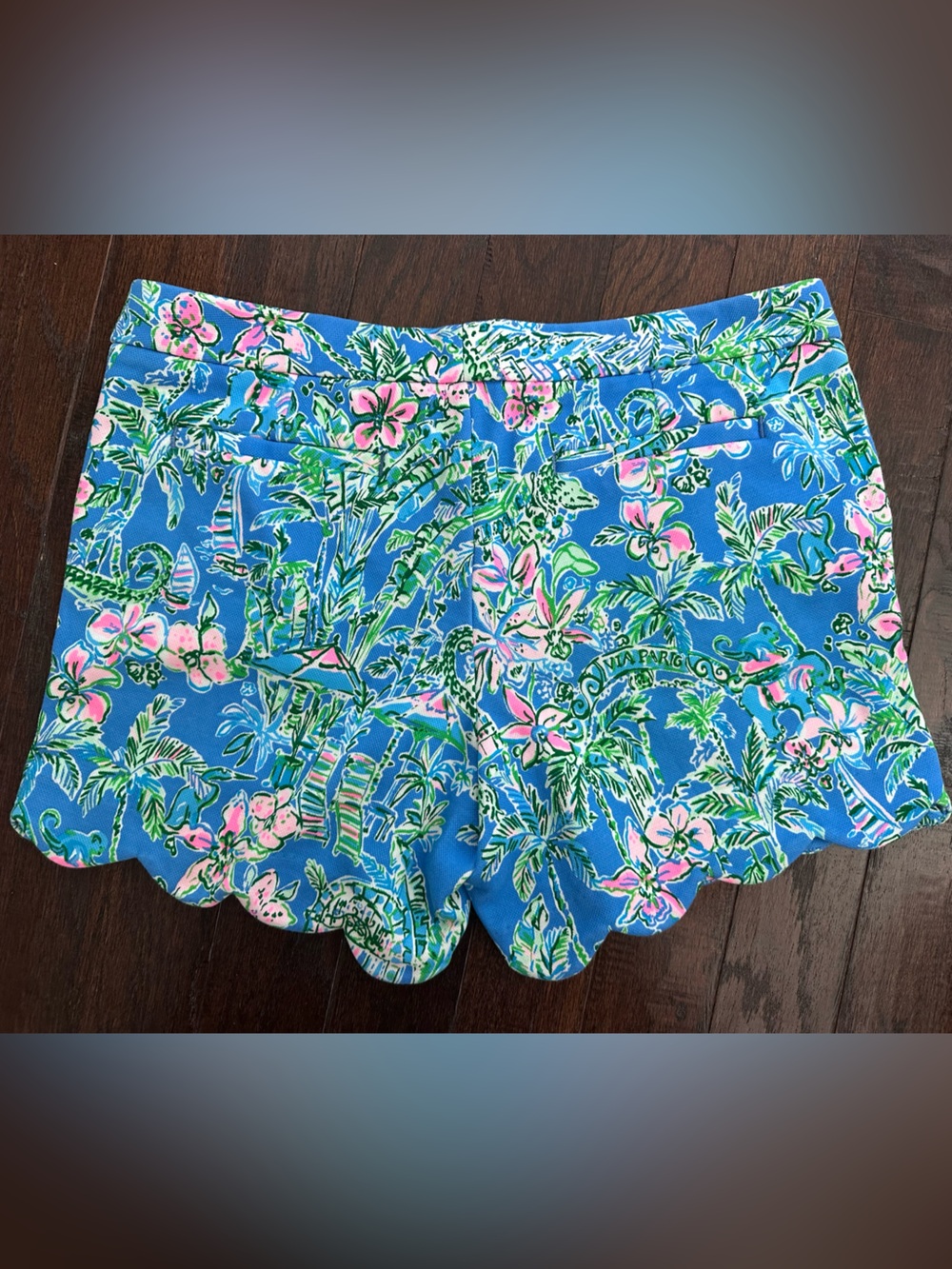 NWT Lilly Pulitzer Boco Blue Buttercup Shorts - Picture 2 of 4